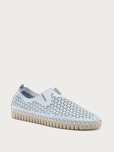 Slip-on in nabuk laserato - Acqua | FRAU