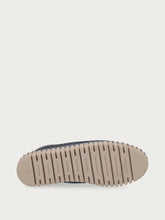 Slip-on in pelle laserata - Navy | FRAU
