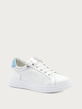 Sneakers comfortTech in pelle punzonata - OFFWHITEcielo | FRAU