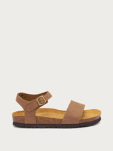 Strappy sandals with cork footbed - Sand | FRAU