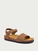 Strappy sandals with cork footbed - Sand | FRAU