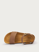 Strappy sandals with cork footbed - Sand | FRAU