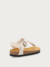 Thong sandals with cork footbed - Butter | FRAU