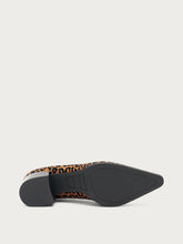 Almond-Cut pumps in leo-print fabric - Leo | FRAU