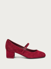 Suede Mary Janes - Bordeaux | FRAU