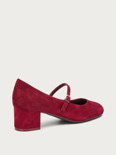Suede Mary Janes - Bordeaux | FRAU