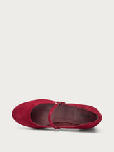 Suede Mary Janes - Bordeaux | FRAU