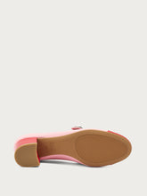 Leather Mary Janes with pearl detail - POPPYpeony | FRAU