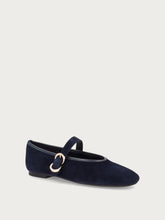 Ballerina in suede - Blu Navy | FRAU
