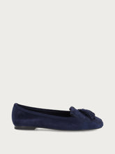 Suede loafers with tassel - Algae Green | FRAU