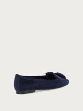 Suede loafers with tassel - Navy Blue | FRAU