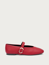 Leather ballet flats - Red | FRAU