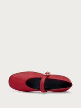Leather ballet flats - Red | FRAU