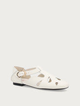 Sandali cut-out in pelle - Off White | FRAU