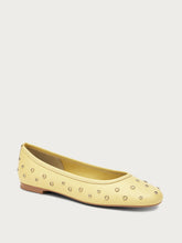 Ballerinas mit Nieten - Mimose | FRAU