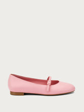 Leather ballet flats with strap - Peony | FRAU