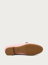 Leather ballet flats with strap - Peony | FRAU