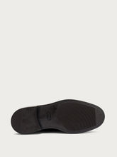 Elegant woven leather moccasins - Dark Brown | FRAU