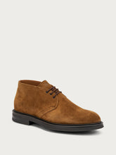 Suede desert boots with antiqued finish - Snuff | FRAU