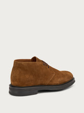 Suede desert boots with antiqued finish - Snuff | FRAU