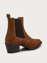 Suede Texan boots - Light tan | FRAU