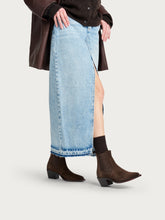 Suede Texan boots - Dark Brown | FRAU