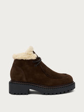 Ankle boots with shearling lining - Cocoa | FRAU