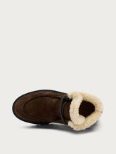 Ankle boots with shearling lining - Cocoa | FRAU
