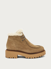 Ankle boots with shearling lining - Honey | FRAU