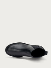 Colour-block leather Chelsea boots - Black | FRAU