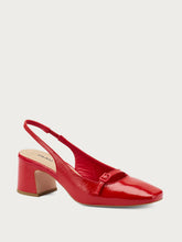 Slingback in vernice con cinturino - Papavero | FRAU