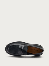 Bi-material loafers - Black | FRAU