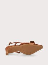 Slingback in suede con fibbia - Cannella | FRAU