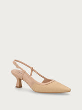 Raffia slingbacks - Beige | FRAU