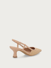 Raffia slingbacks - Beige | FRAU