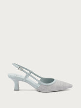 Raffia slingbacks - Ice | FRAU
