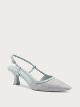 Raffia slingbacks - Ice | FRAU