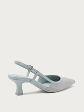 Raffia slingbacks - Ice | FRAU