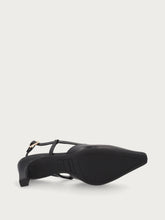 Slingback in pelle - Nero | FRAU