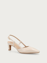 Slingback in pelle semilucida - Sasso | FRAU