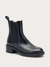 Heeled leather Chelsea boots - Black | FRAU
