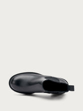 Heeled leather Chelsea boots - Black | FRAU