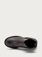 Heeled leather Chelsea boots - Dark Brown | FRAU