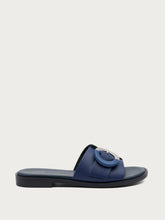 Leather sliders with buckle - Off-White | FRAU