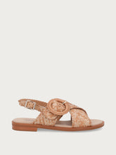 Sandalen aus geflochtenem Leder - Schwarz | FRAU