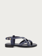 Minimalistische Zehenstegsandalen aus Leder - Leder | FRAU