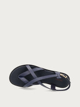 Minimal leather thong sandals - Ionian | FRAU
