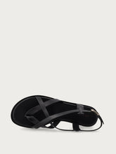 Sandali infradito minimal pelle - Nero | FRAU