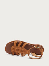 Suede cage sandals - Cinnamon | FRAU