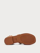 Suede cage sandals - Cinnamon | FRAU